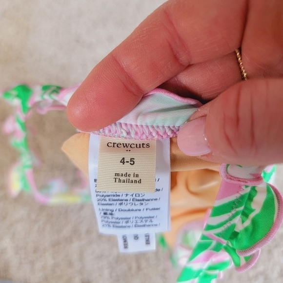 Crewcuts Ruffle-strap One-piece Swimsuit 4-5 - Picture 5 of 5